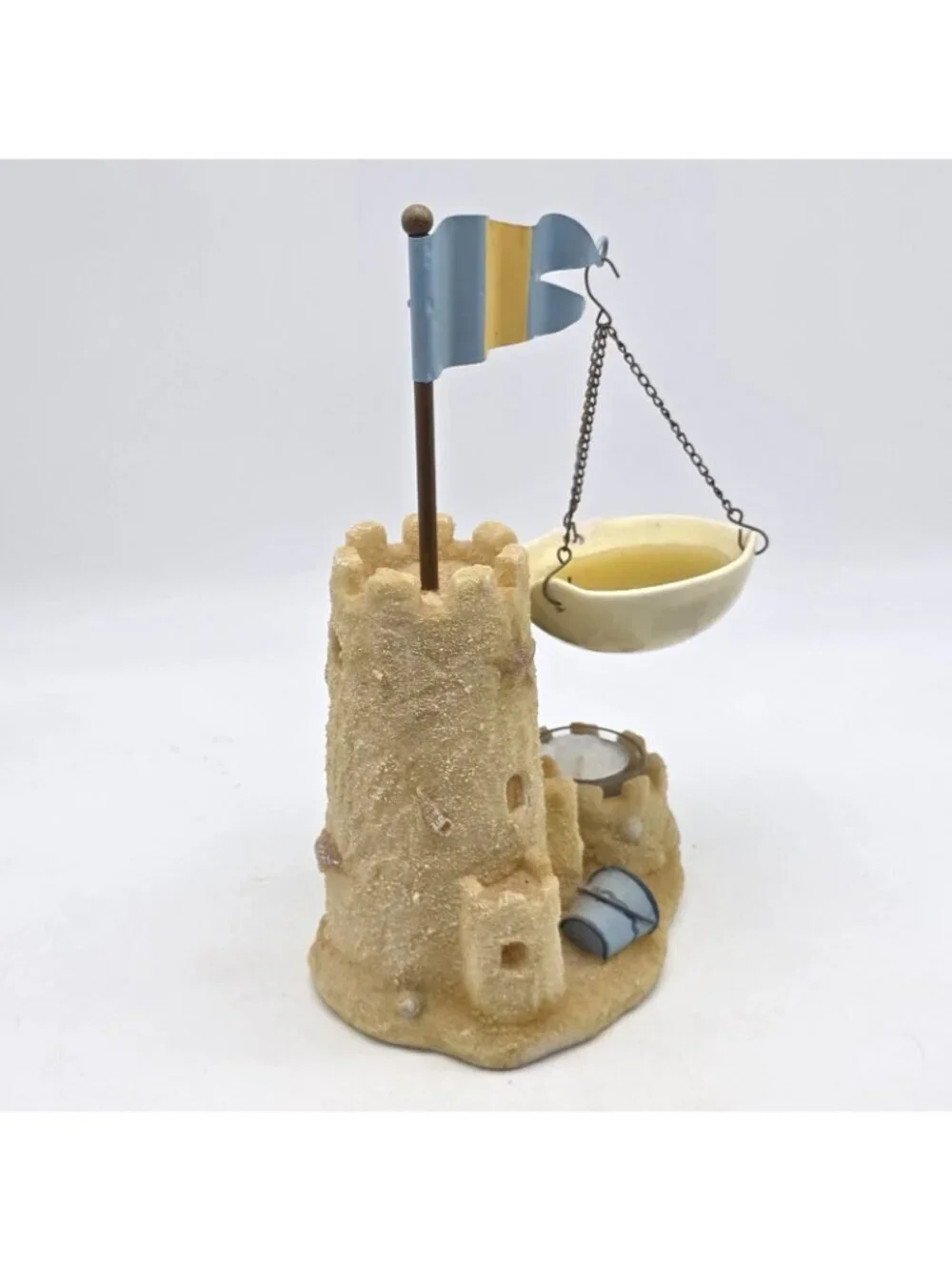 Yankee Candle Lighthouse Sandcastle Hanging Tart Wax Warmer Seashell Beach VTG